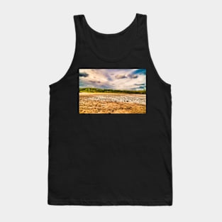 Beach & Dramatic Sky - Coastal Scenery - Freshwater East Tank Top